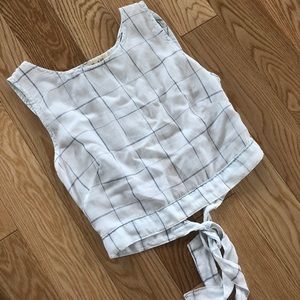 Bella Dahl Crop plaid top - sweet + sexy